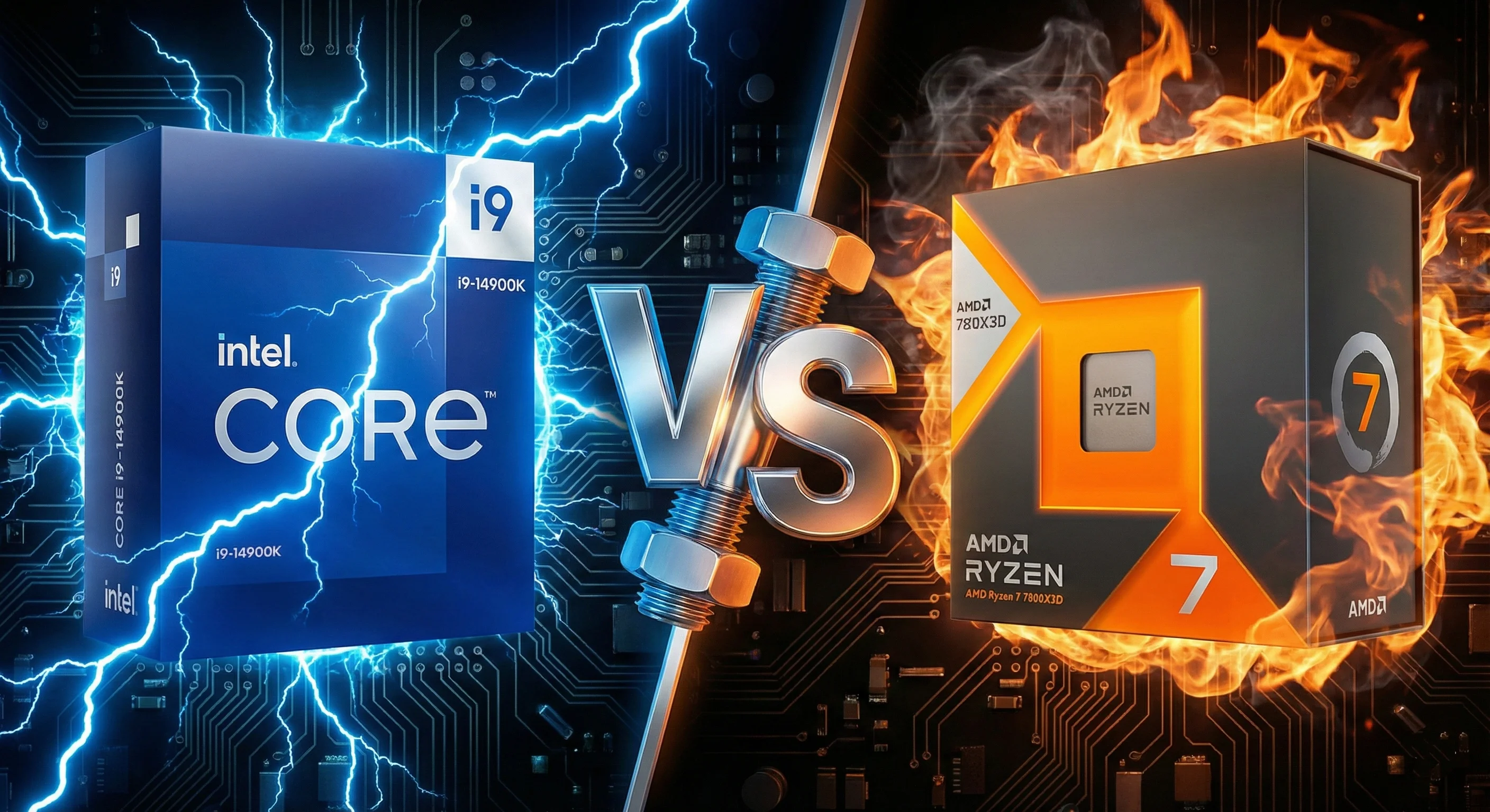 Intel Core i9-14900K vs AMD Ryzen 7 7800X3D: Which is Best for Bottleneck-Free Gaming?