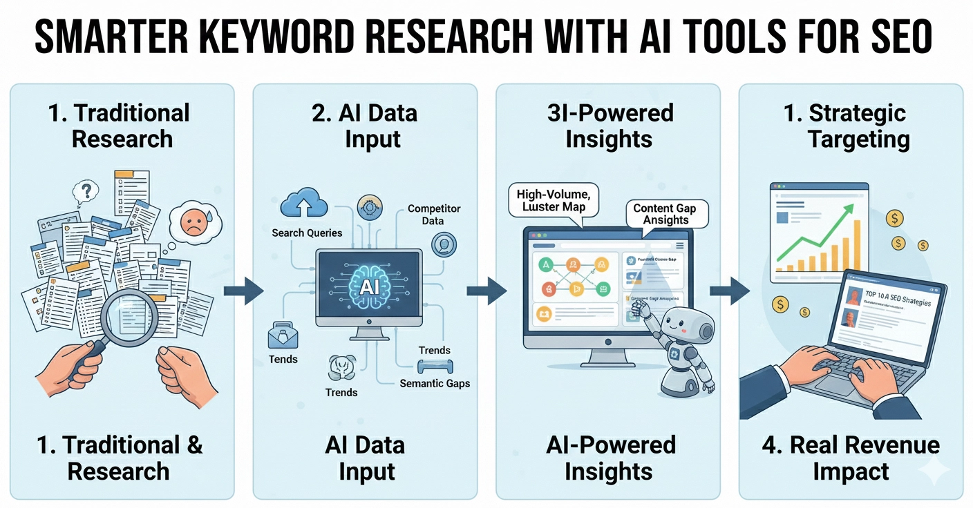Smarter keyword research with AI tools for SEO