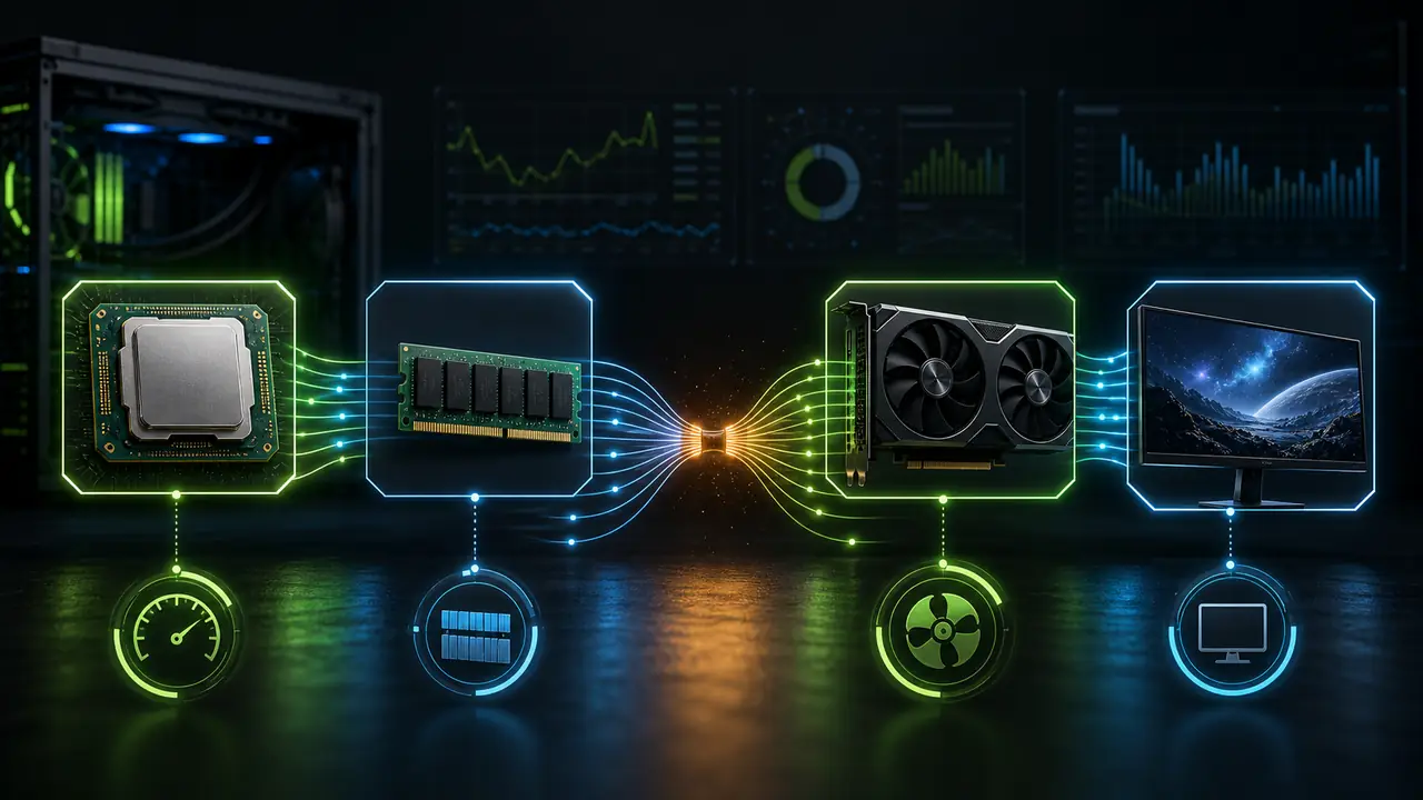 PCのボトルネックとは？CPU・GPU・FPSの見方