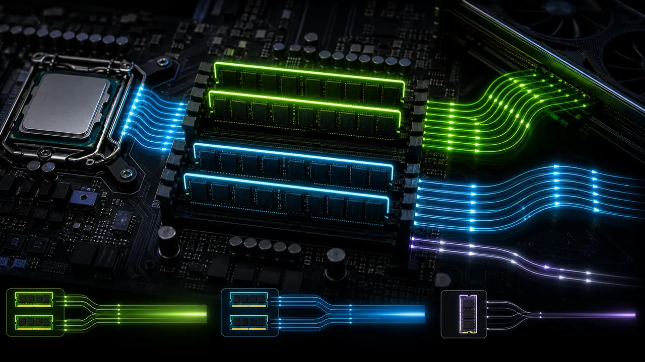 RAMボトルネック：dual-channel、DDR5、DDR4とFPS低下