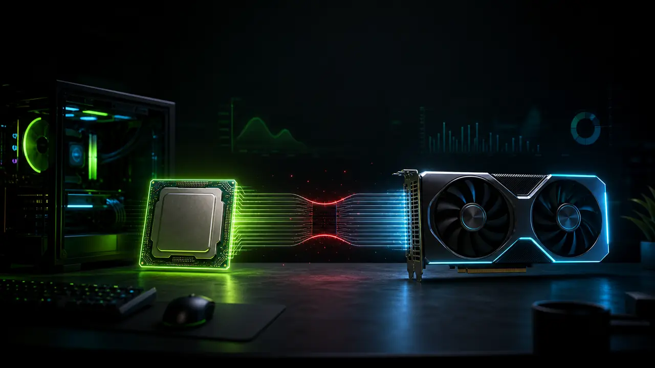 Co to jest bottleneck PC? CPU, GPU i spadki FPS wyjaśnione