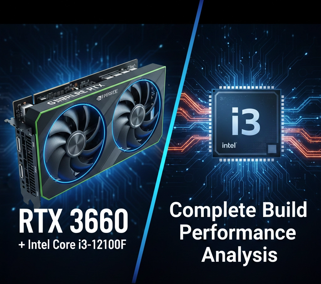 RTX 3060 vs Intel Core i3-12100f: Respuesta Rápida