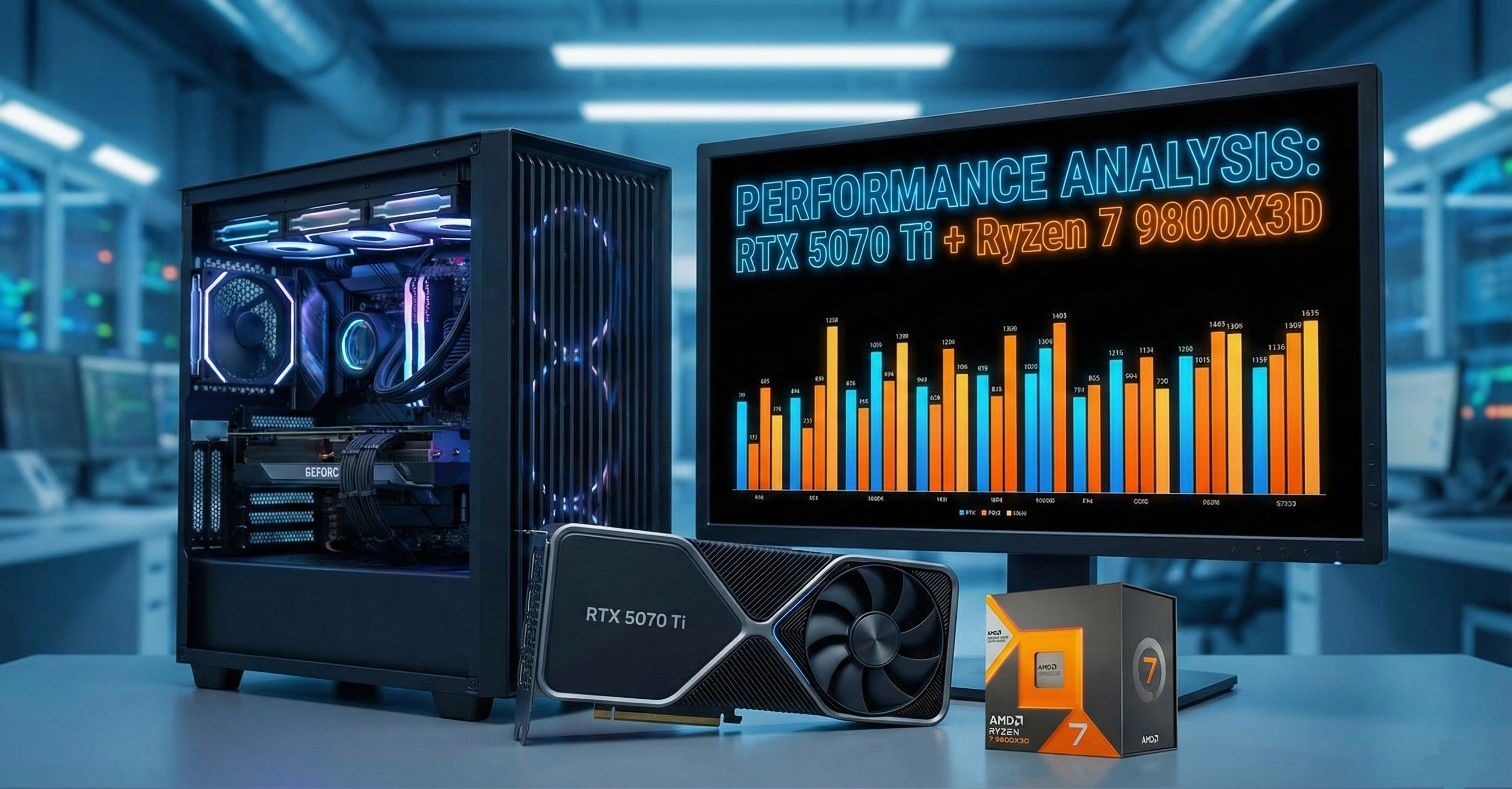 RTX 5070 Ti vs Ryzen 9800x3d: Respuesta Rápida